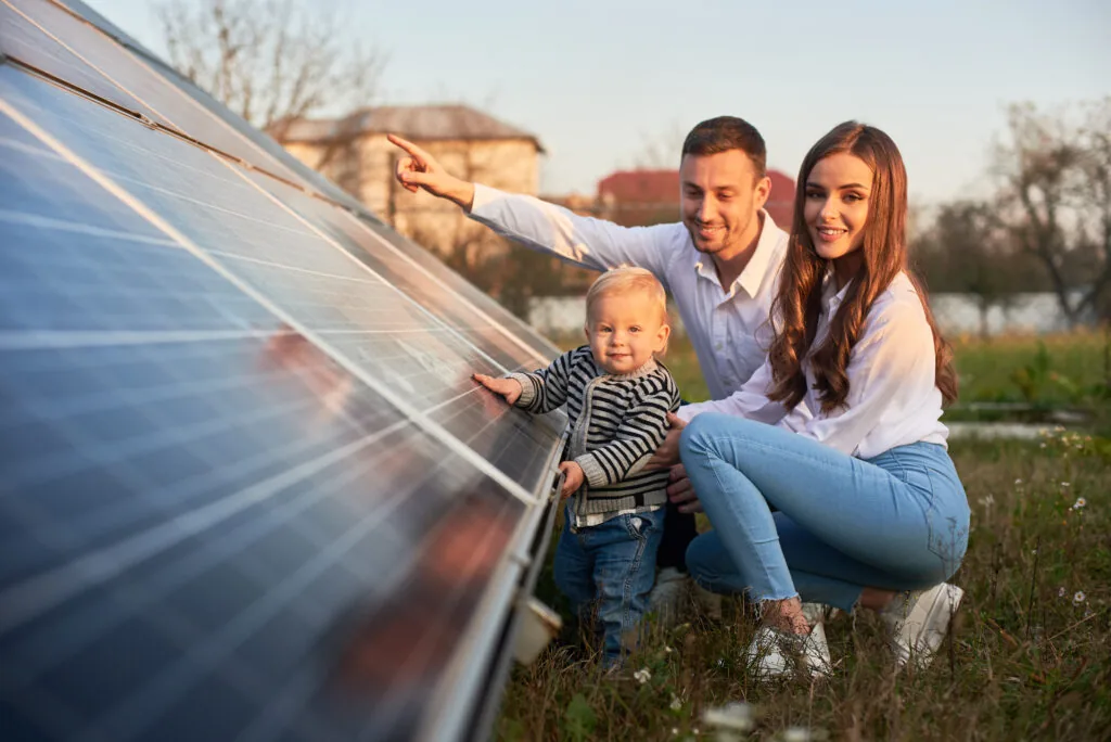 Photovoltaikanlage auf einem Einfamilienhaus in Dresden